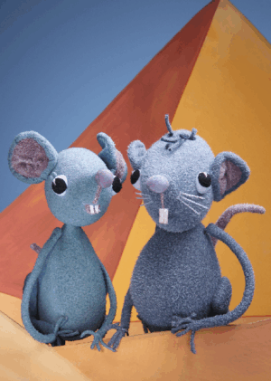 Mausi und Klausi fahren nach Afrika (Postkarte)