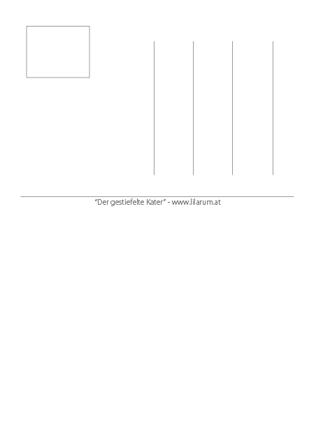 Der gestiefelte Kater (Postkarte) - Image 2