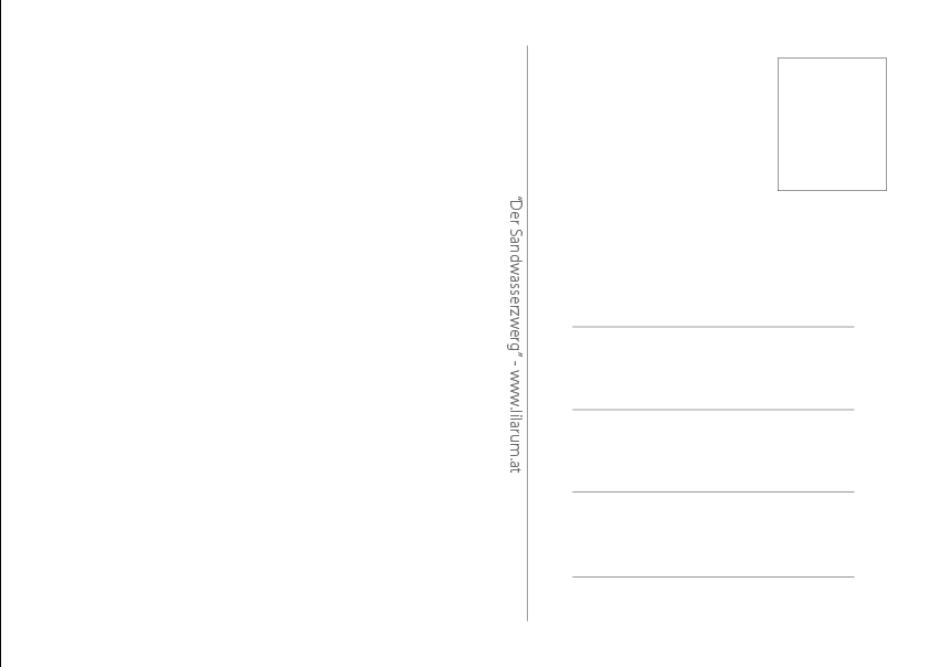 Der Sandwasserzwerg (Postkarte) - Image 2