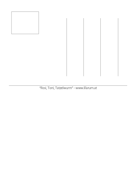 Rosi, Toni, Tatzelwurm (Postkarte) - Image 2