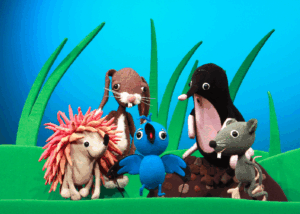 Der kleine Vogel Tikidu (Postkarte quer)