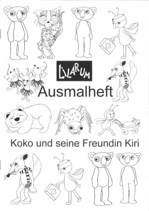 Koko und seine Freundin Kiri (Ausmalheft)