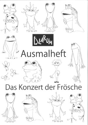 Das Konzert der Frösche (Ausmalheft)