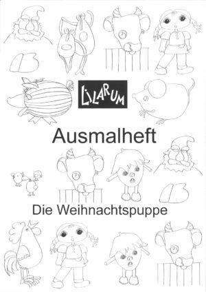 Die Weihnachtspuppe (Ausmalheft)